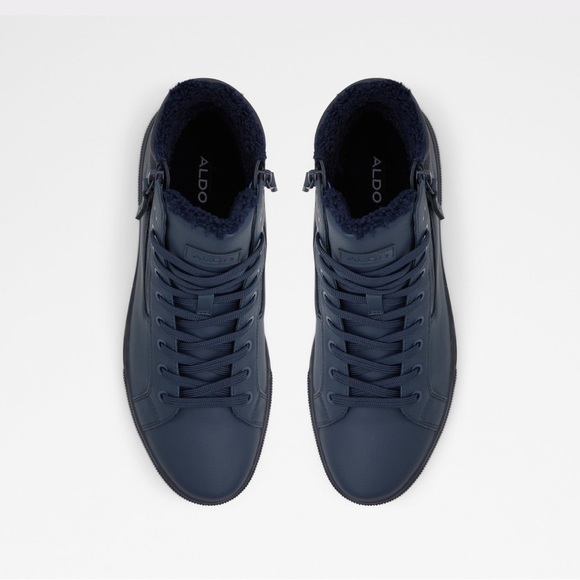 Aldo Preralth Men's Navy Blue High-Top Sneakers Size 9 NWT Waterproof - Picture 6 of 6